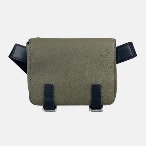 Loewe 2020 Leather Mens Hip Sack Bumbag,18CM - 로에베… - 1