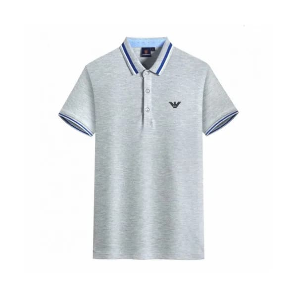 [알마니]Armani 2020 Mens Logo Silket Short Sleeved Ts… - 1