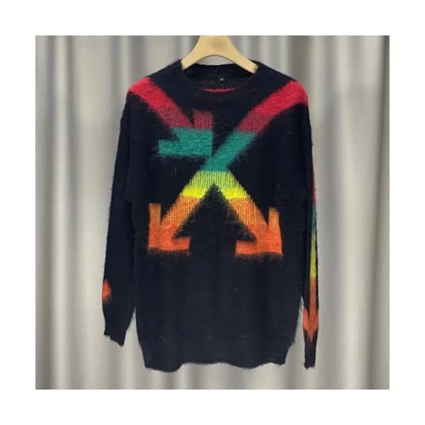 [오프화이트]Off-white 2020 Mm/Wm Brush Mohair Knit Swea… - 1