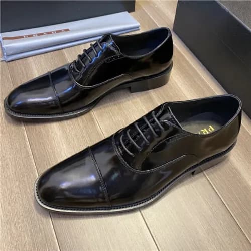 Prada 2020 Men's Leather Oxford Shoes - 프라다 20… - 1