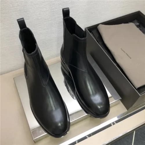 Bottega Veneta 2020 Men's Leather Ankle Boots … - 1
