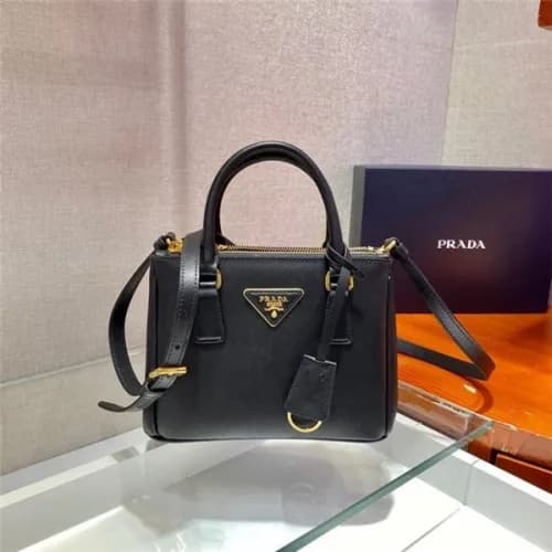 Prada 2020 Women's Leather Mini Tote Shoulder … - 1