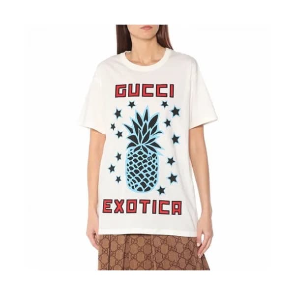 [매장판]Gucci 2020 Mm/Wm Logo Cotton Short Sleeved Ts… - 1