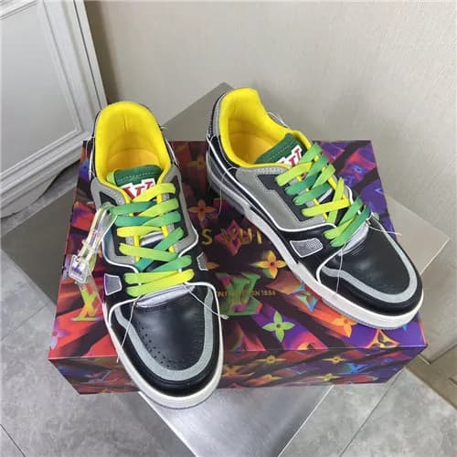 Louis Vuitton 2020 Men's Leather Sneakers - 루이… - 1