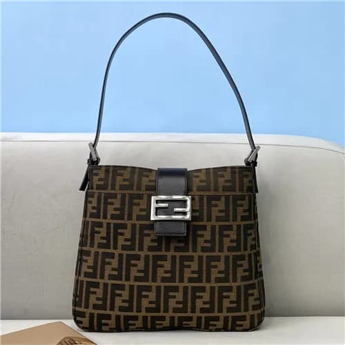 [펜디]Fendi 2021 Women's Fabric Hobo Bag,28cm - … - 1