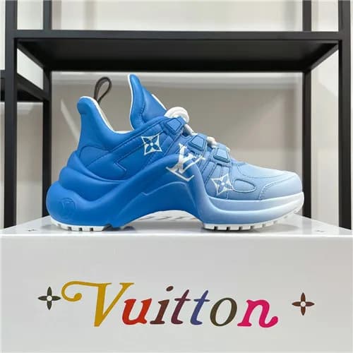 Louis Vuitton 2021 Men's Leather Sneakers - 루이… - 1