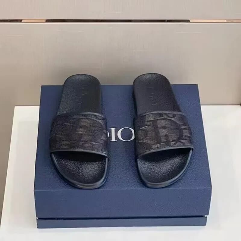 Dior 2023 Mens Leather Slipper - 디올 2023 남성용 레더 슬리… - 1