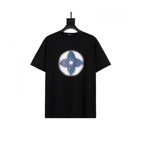 Louis vuitton Mm/Wm Logo Short Sleeved Tshirts Bl… - 1