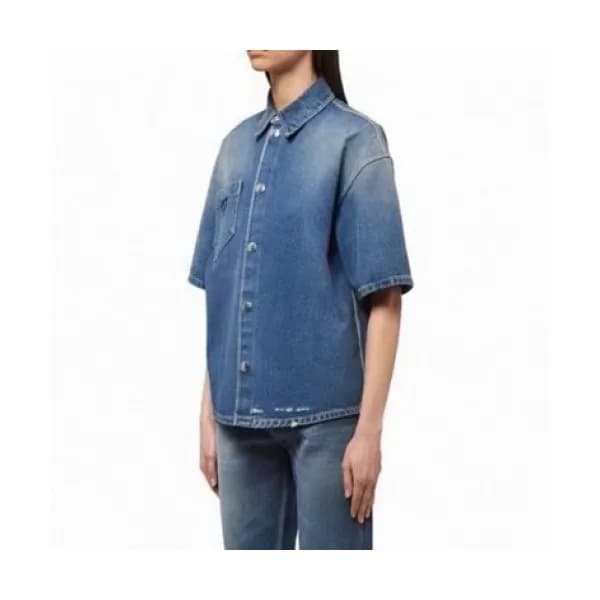 Prada Womens Basic Tshirts - 프라다 여성 베이직 폴로 반팔티 Pra…