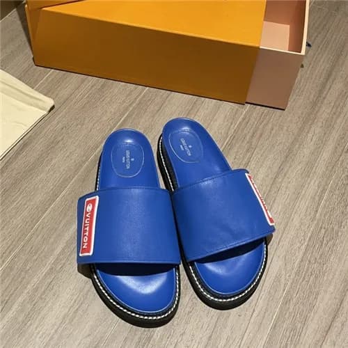 Louis Vuitton 2021 Women's Leather Slipper,LOU… - 1