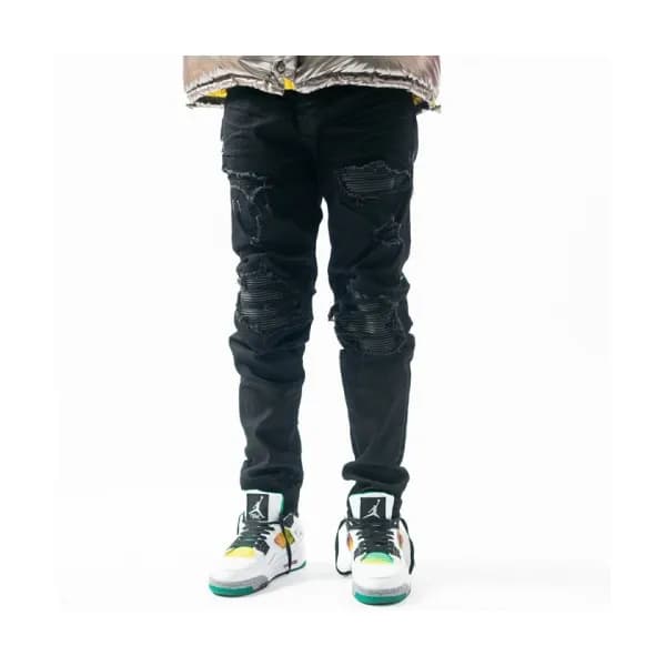 Amiri Mens Trendy Denim Pants Black - 아미리 2021 남성… - 1