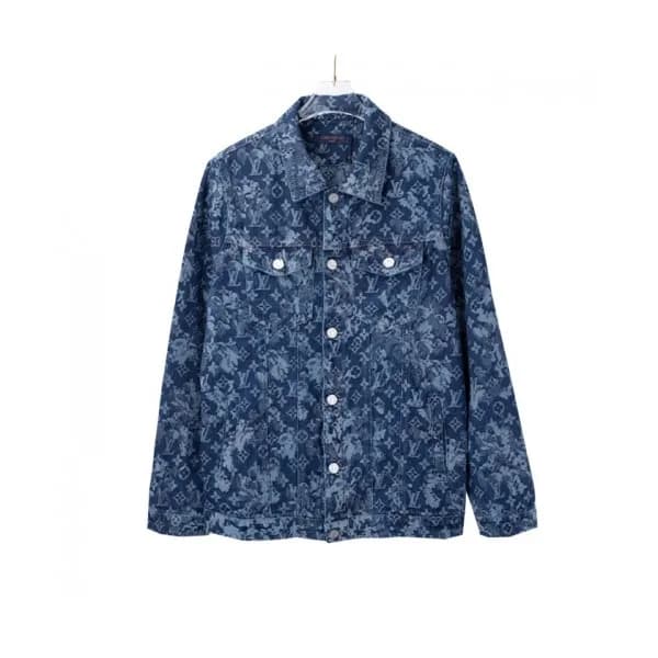 Louis vuitton Mens Logo Casual Jackets Blue - 루이비… - 1