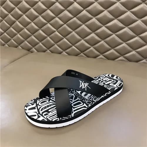 Dior 2021 Men's Canvas Slippers,DIOS0433 - 디올 … - 1