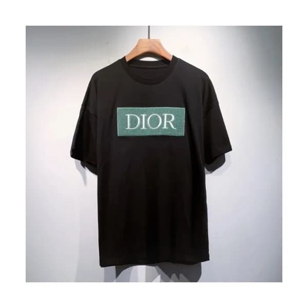 Dior Mm/Wm Casual Crew-neck Short Sleeved Tshirts… - 1