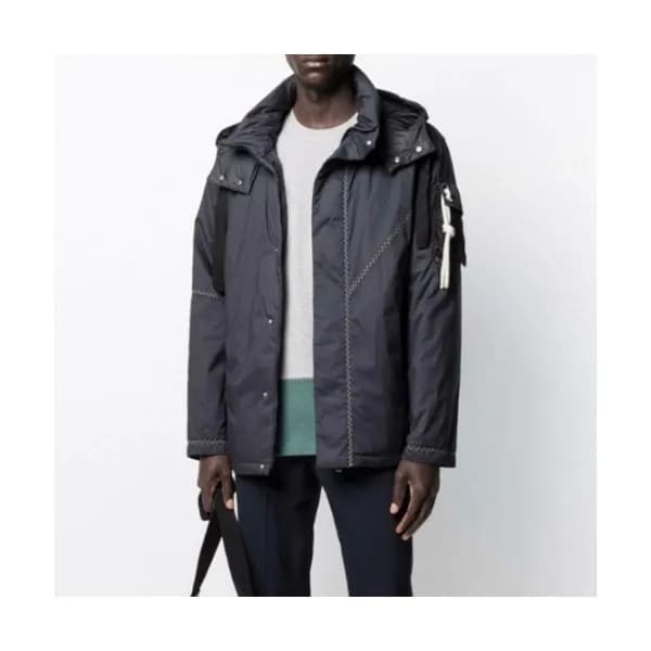 Moncler Mens Logo Casual Jackets Black - 몽클레어 202… - 1