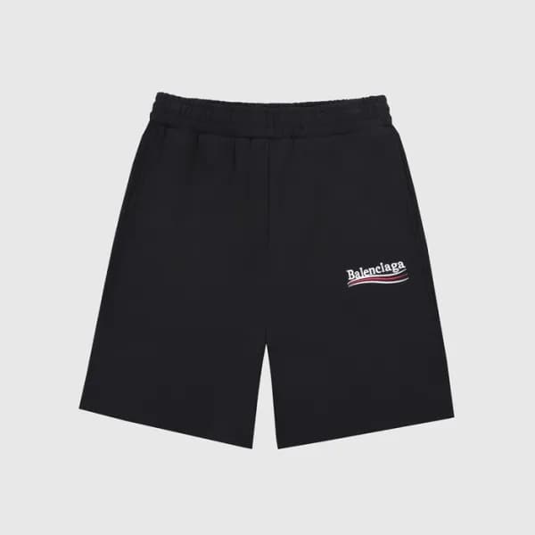 발렌시아가 남성 캐쥬얼 블랙 반바지 - Mens Black Half-pants - bal… - 1