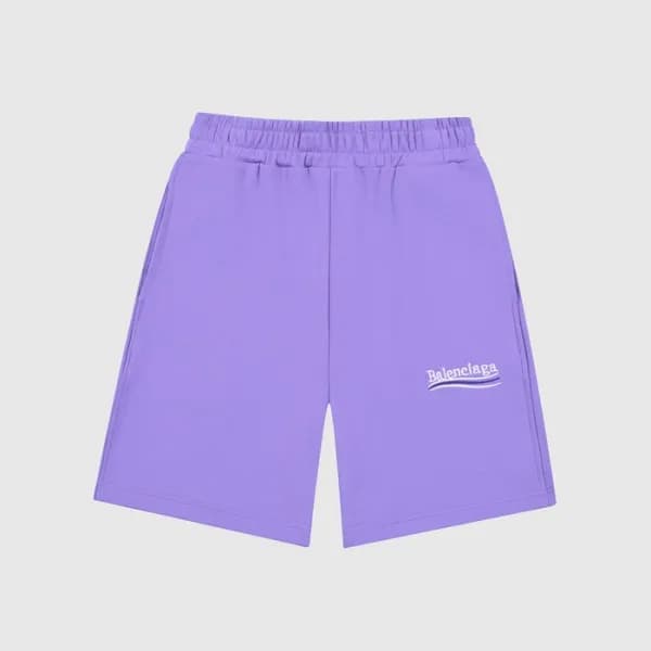 발렌시아가 남성 캐쥬얼 퍼플 반바지 - Mens Purple Half-pants - bal… - 1