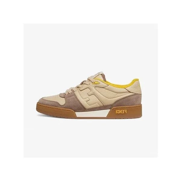 펜디 남성 캐쥬얼 베이지 스니커즈 - Mens Beige Sneakers - fen0120… - 1