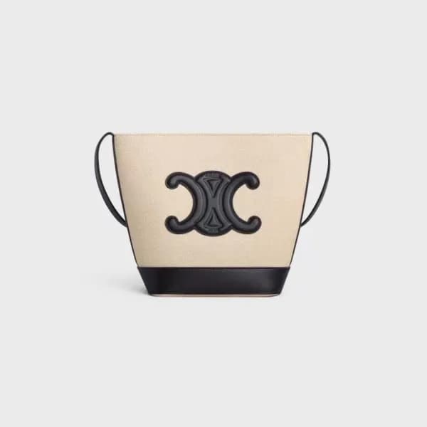 셀린느 여성 Cuir 블랙 크로스백 - Womens Black Cross Bag - cel… - 1