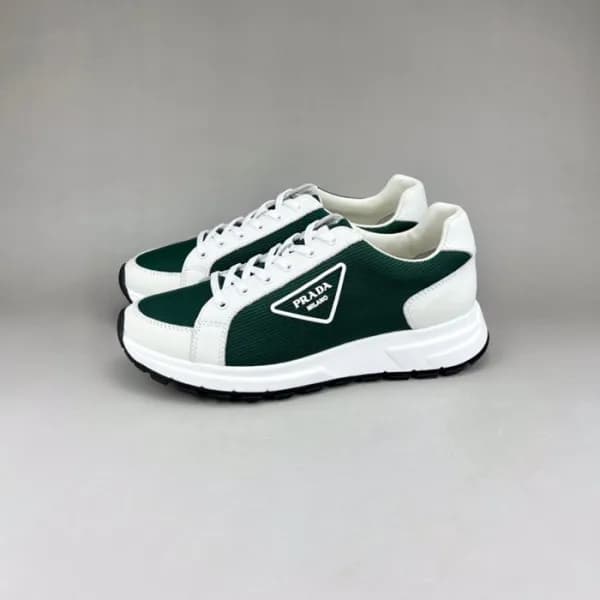 프라다 남성 클래식 그린 스니커즈 - Mens Green Sneakers - pra0277… - 1