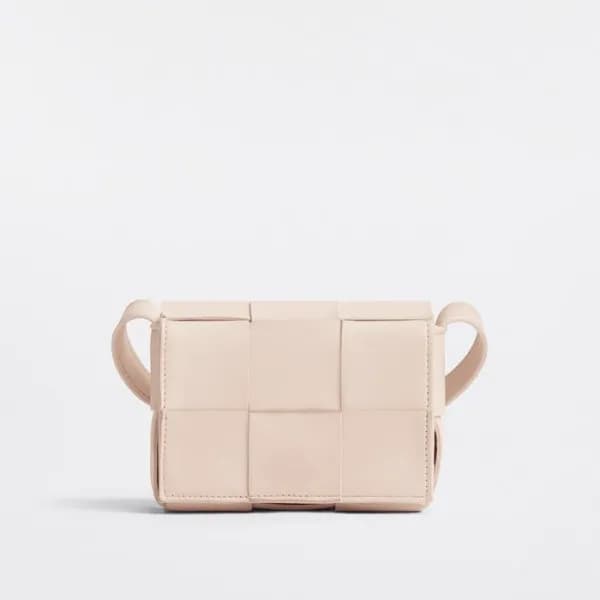 보테가베네타 여성용 베이지 미니 카세트백 - Womens Beige Cassette Ba… - 1