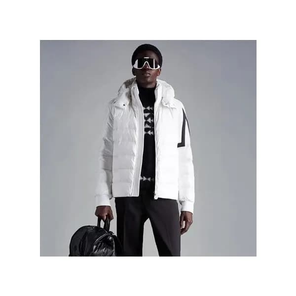 몽클레어 남성 모던 화이트 패딩 - Moncler Mens White Padding - M… - 1