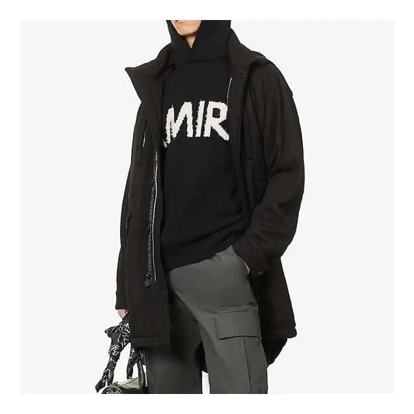 아미리 남성 캐쥬얼 블랙 후드티 - Amiri Mens Black Hoodie - amr0… - 1