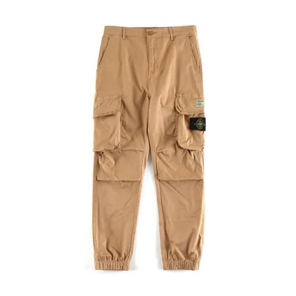 스톤아일랜드 남성 카멜 팬츠 - Stone Island Mens Camel Pants - … - 1