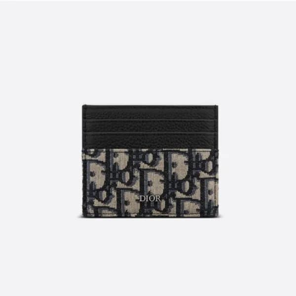 디올 남성 네이비 카드 지갑 - Dior Mens Navy Card Wallets - di… - 1