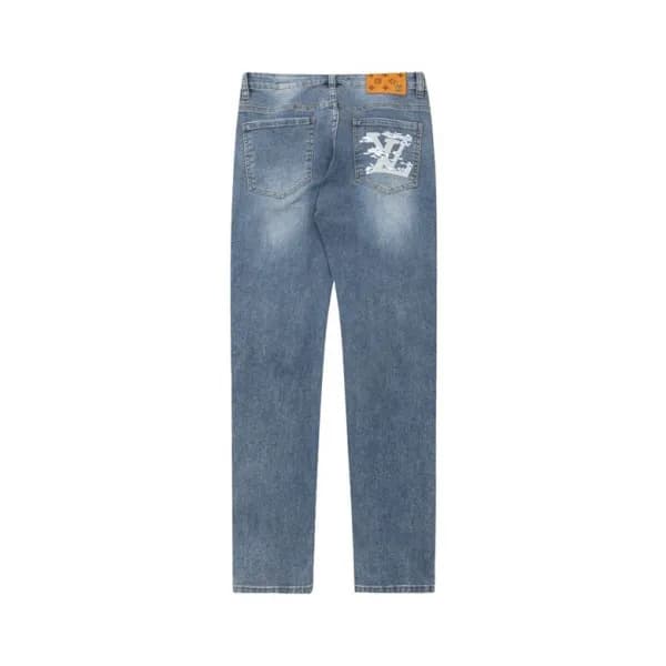 루이비통 남성 블루 청바지 - Louis vuitton Mens Blue Jeans - l… - 1