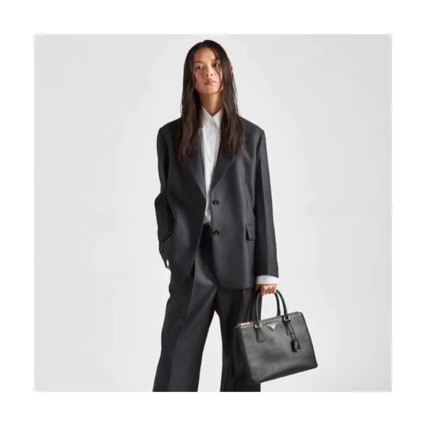 프라다 남성 블랙 더블백 - Prada Womens Black Double Bag - p… - 1