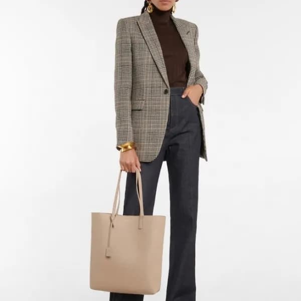 입생로랑 여성 베이지 쇼핑백 - Saint Laurent Womens Beige Shopp… - 1