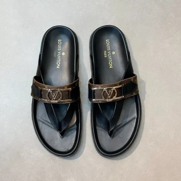 루이비통 남성 브라운 슬리퍼 - Louis vuitton Mens Brown Slipper… - 1