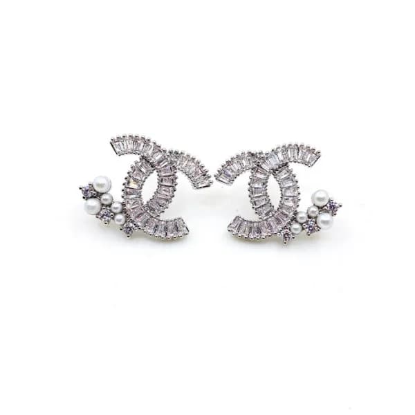 샤넬 여성 화이트 골드 이어링 - Chanel Womens White Gold Earri… - 1