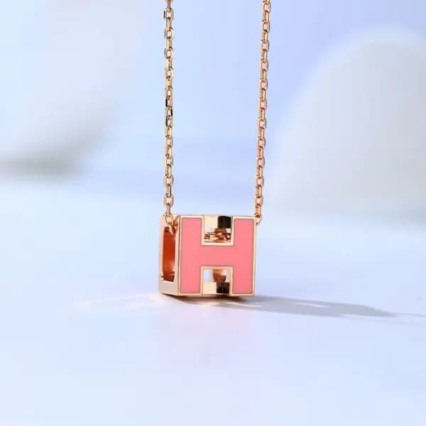 에르메스 여성 핑크 목걸이 - Hermes Womens Pink Necklace - acc… - 1