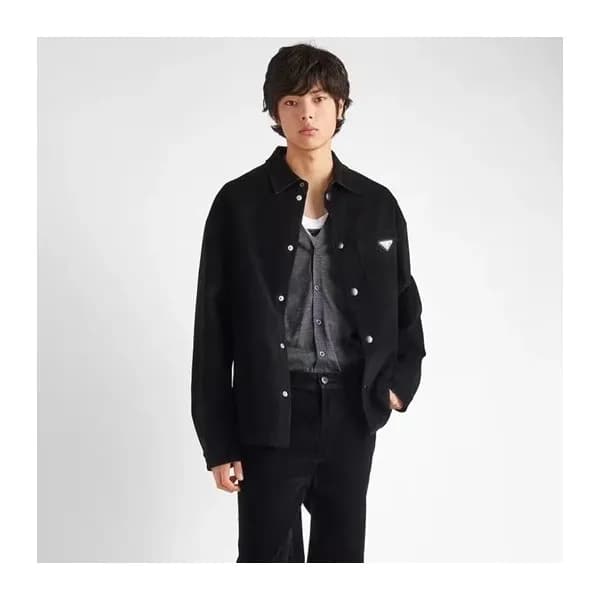 프라다 남성 모던 블랙 자켓 - Prada Mens Black Jackets - pr624… - 1