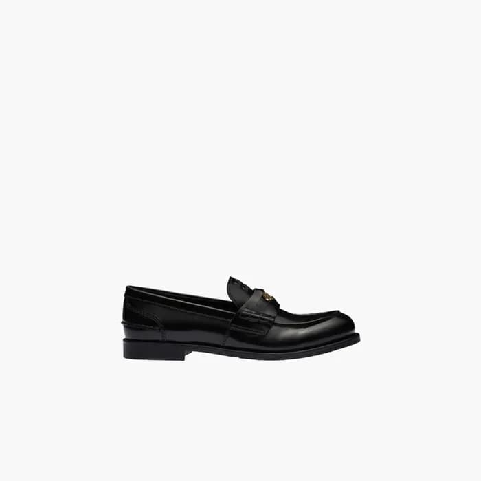 미우미우 여성 가죽 페니 로퍼 【매장140만원대】 - Miumiu Womens Navy L… - 1
