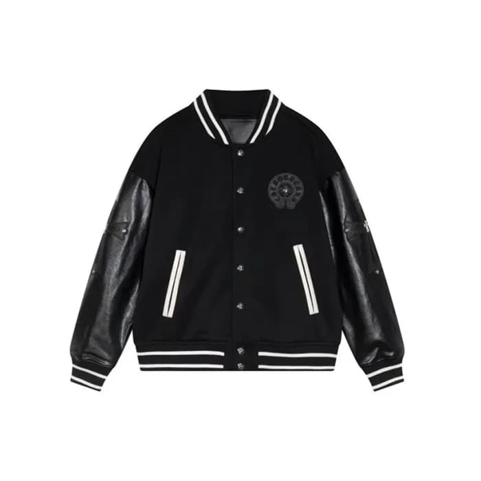 크롬하츠 남성 블랙 자켓 - Chrom Hearts Mens Black Jackets - … - 1