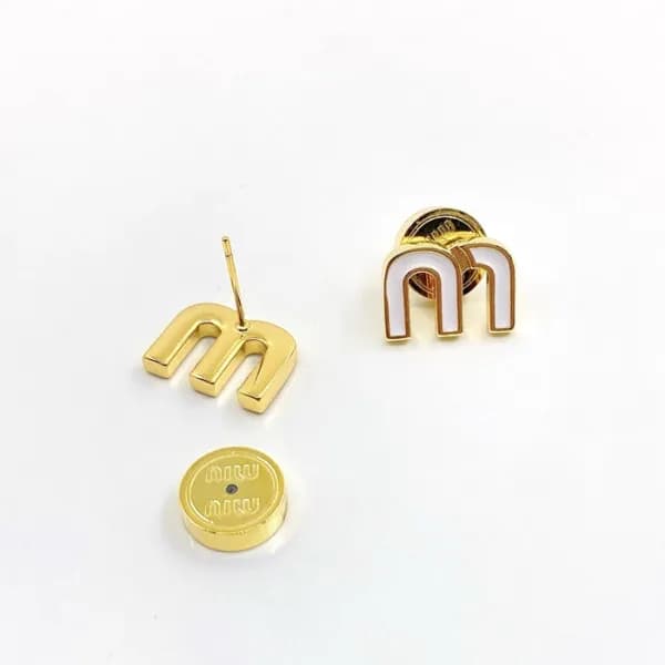 미우미우 여성 골드 이어링 - Miumiu Womens Gold Earring - acc1… - 1