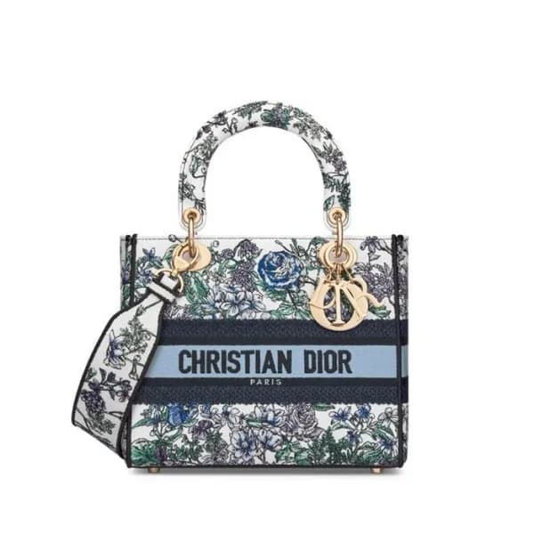 디올 여성 블루 레이디 백 - Dior Womens Blue Lady Bag - dib69… - 1