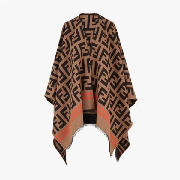 펜디 여성 카멜 판쵸 - Fendi Womens Camel Pancho - acc1758x - 1