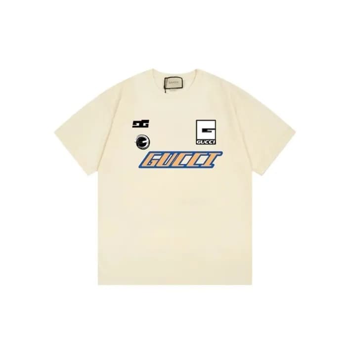 구찌 남성 아이보리 반팔티 - Gucci Mens Ivory Tshirts - guc323… - 1
