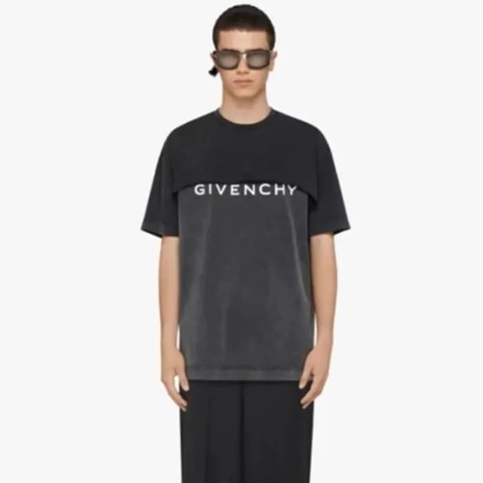 지방시 남성 블랙 반팔티 - Givenchy Mens Black Tshirts - gic2… - 1