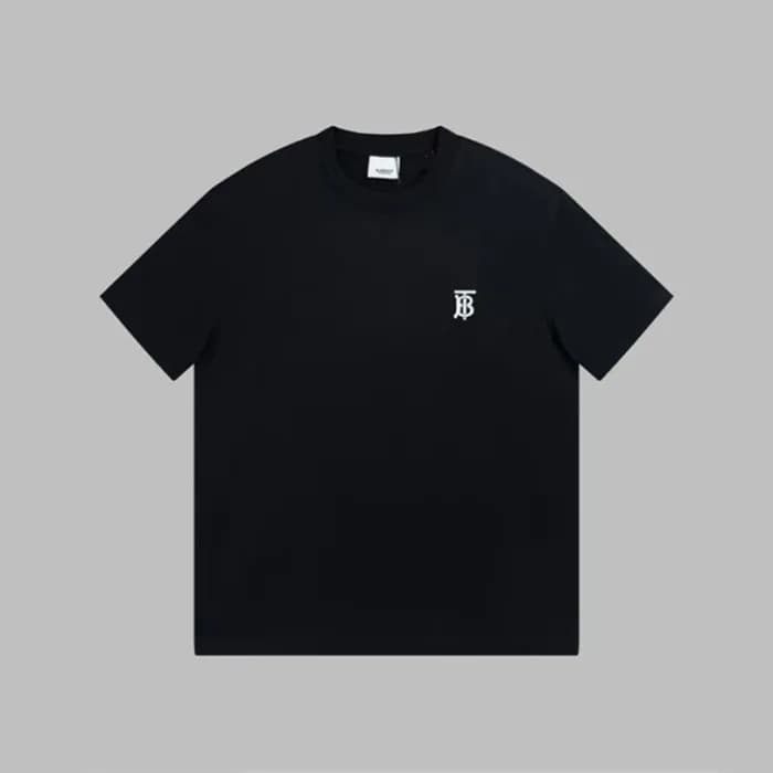 버버리 남성 블랙 반팔 티셔츠 - Burberry Mens Black Tshirts - b… - 1