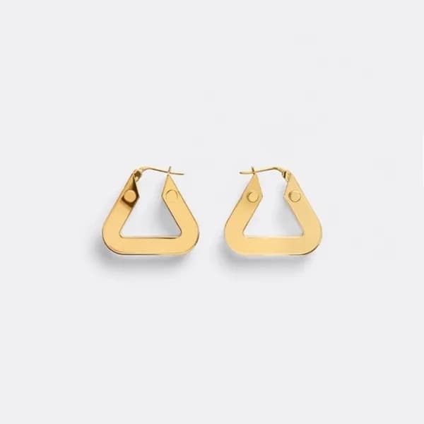 보테가베네타 여성 골드 이어링 - Bottega veneta Womens Gold Earr… - 1