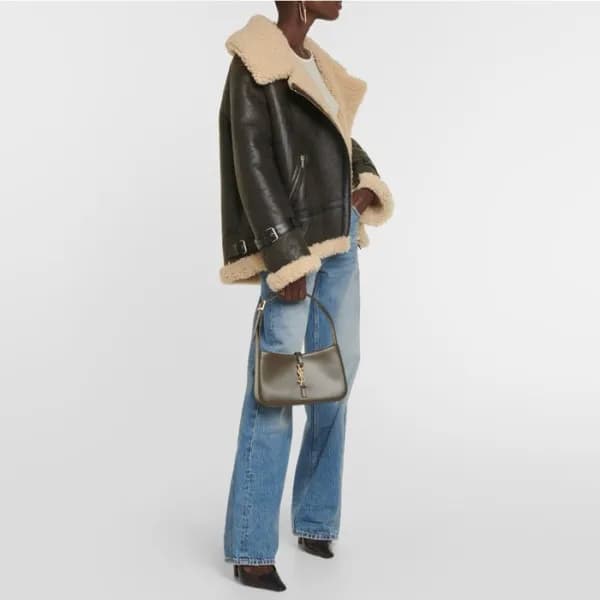 입생로랑 여성 LE5A7 미니 호보 백 - Saint Laurent Womens LE5A7… - 1