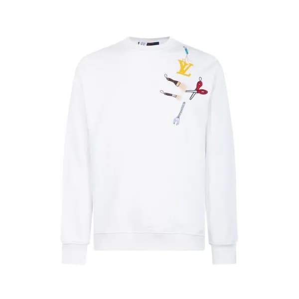루이비통 남성 라운드 맨투맨 - Louis vuitton Mens Round Tshirts… - 1