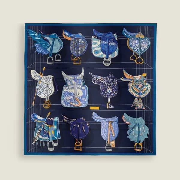 에르메스 여성 실크 스카프 - Hermes Womens Silk Scarf - acc447… - 1