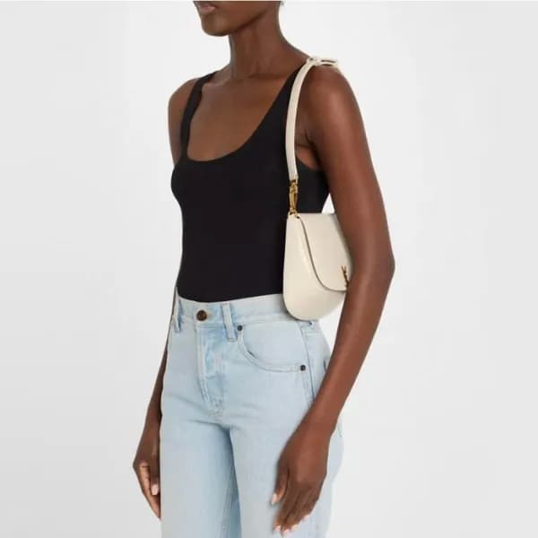 입생로랑 여성 볼테르 탑 핸들 백 인 박스 - Saint Laurent Womens Vol… - 1