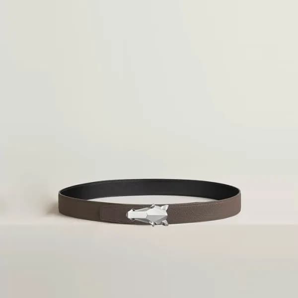 에르메스 남성 데스트리에 버클 리버서블 벨트 - Hermes Mens Destrier Bu… - 1